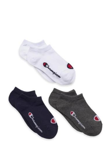 3Pk Sneaker Socks Sokker Strømper White Champion