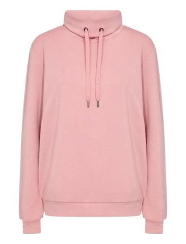 Sc-Banu Tops Sweatshirts & Hoodies Sweatshirts Pink Soyaconcept