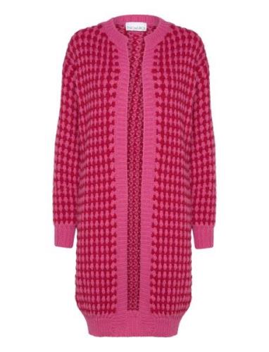 Gio Knit Cardigan Tops Knitwear Cardigans Pink Noella