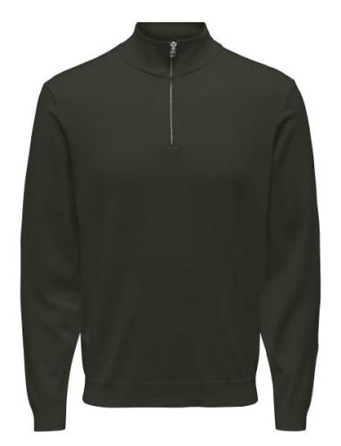 Onswyler Life Reg 14 Half Zip Knit Noos Tops Knitwear Half Zip Jumpers...