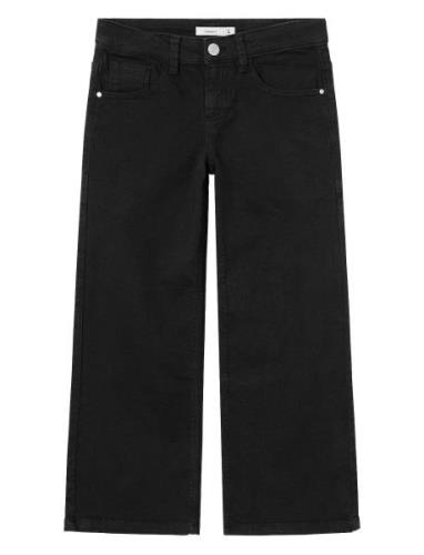 Nkfrose Wide Twi Pant 1115-Tp Noos Bottoms Jeans Wide Jeans Black Name...