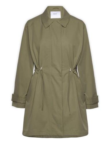 Noomi Coat Tynd Frakke Green Makia