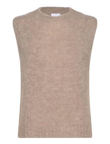 Kala Knit Vest Vests Knitted Vests Beige Noella