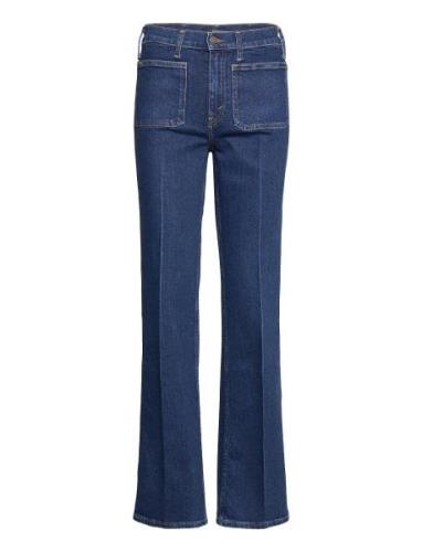 Jenn Flare Jean Bottoms Trousers Flared Blue Polo Ralph Lauren