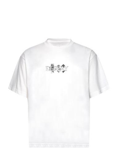 T-Shirt Over Core Tops T-Kortærmet Skjorte White Replay