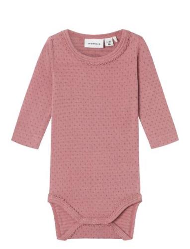 Nbfhusia R Ls Body Langærmet Body Pink Name It