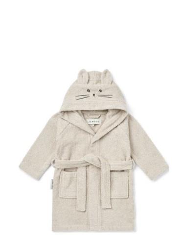 Lily Rabbit Bathrobe Morgenkåbe Badekåbe Grey Liewood