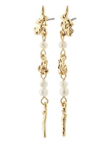 Constance Earrings Ørestickere Smykker Gold Pilgrim