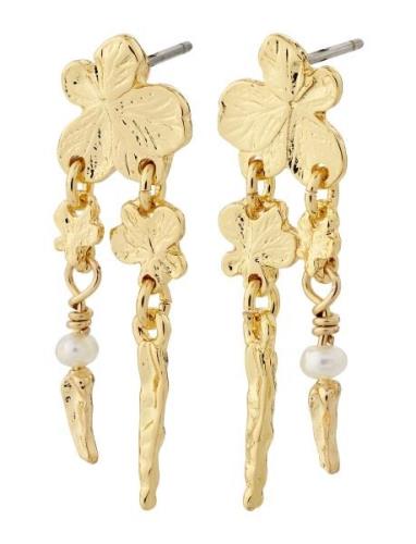 Zhuri Recycled Earrings Ørestickere Smykker Gold Pilgrim