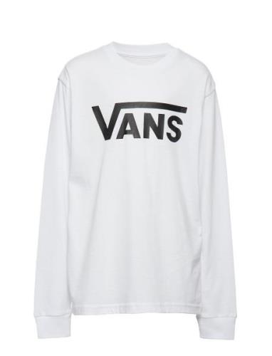 By Vans Classic Ls Boys Tops Sweatshirts & Hoodies Sweatshirts White V...