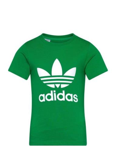 Trefoil Tee Sport T-Kortærmet Skjorte Green Adidas Originals