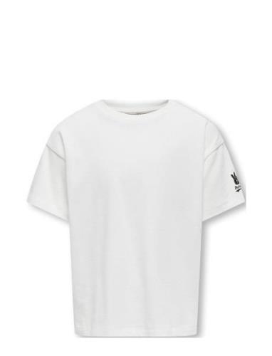 Kogcilla S/S Boxy Tee Box Jrs Tops T-Kortærmet Skjorte White Kids Only