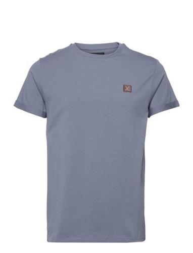 Basic Organic Tee Tops T-Kortærmet Skjorte Blue Clean Cut Copenhagen