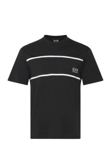 T-Shirt Tops T-Kortærmet Skjorte Black EA7