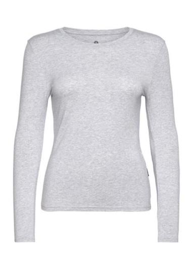 Jbs Of Dk Slim Ls Bamboo Tops T-shirts & Tops Long-sleeved Grey JBS Of...