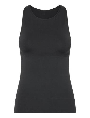 Sculpt Seamless Singlet Sport T-shirts & Tops Sleeveless Black Johaug