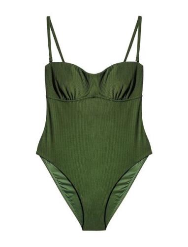 Shiva Swimsuit Badedragt Badetøj Green Rethinkit