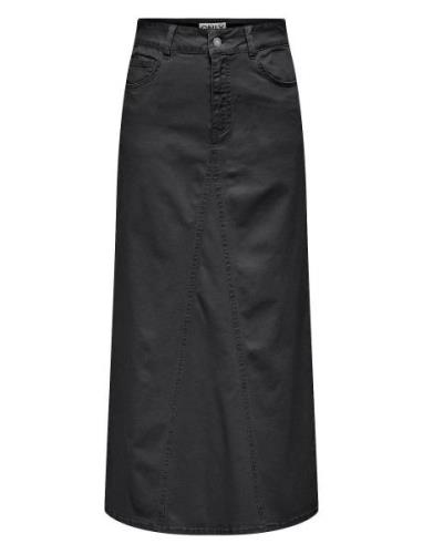 Onllola Hw Long Loose Skirt Cc Pnt Lang Nederdel Black ONLY