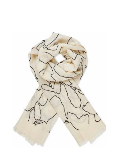 Maafina Accessories Scarves Lightweight Scarves Cream Masai