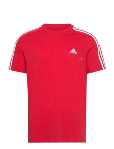 M 3S Sj T Sport T-Kortærmet Skjorte Red Adidas Sportswear