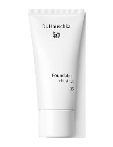 Foundation 03 Chestnut 30 Ml Foundation Makeup Beige Dr. Hauschka