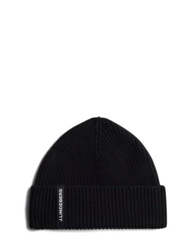 Juan Merino Beanie Accessories Headwear Beanies Black J. Lindeberg