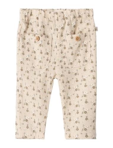 Nbflacy Loose Pant Lil Bottoms Trousers Beige Lil'Atelier