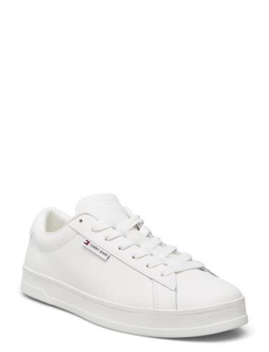 Tjm Leather Low Cupsole Low-top Sneakers White Tommy Hilfiger