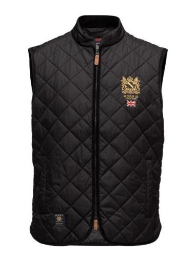 Trenton Quilted Vest Designers Vests Black Morris