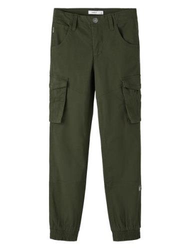 Nkmryan Cargo R Twi Pant 2222-Ba Noos Bottoms Khaki Green Name It