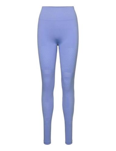 Essential Block Seamless High Waist Tights Sport Running-training Tigh...