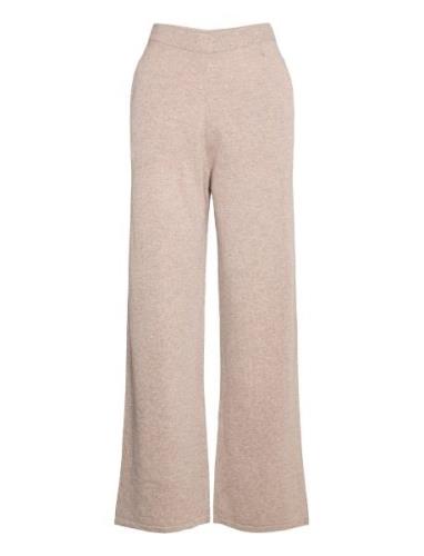 Amaris Straight Trousers 12758 Bottoms Trousers Joggers Beige Samsøe S...