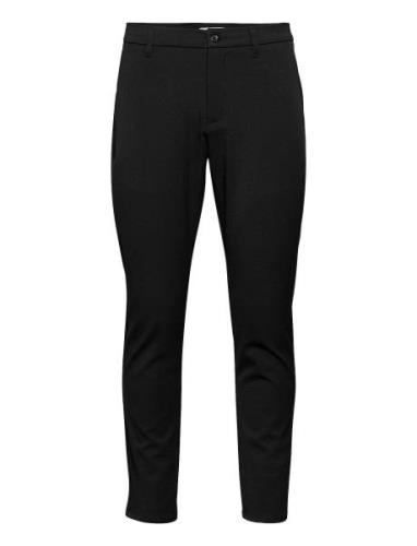 Steffen Twill Pant Designers Trousers Chinos Black Woodbird