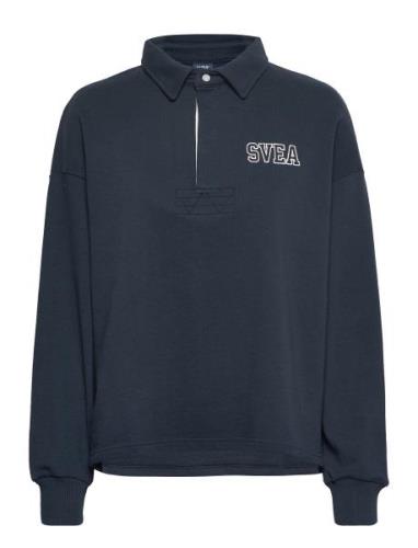 W. Rugby Sweat Tops T-shirts & Tops Polos Navy Svea