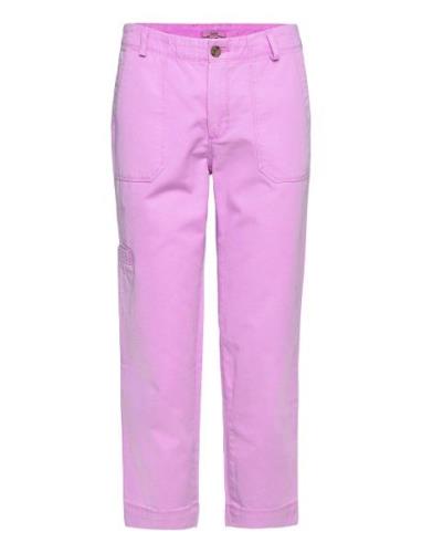 Women Pants Woven Regular Bottoms Trousers Chinos Pink Esprit Casual