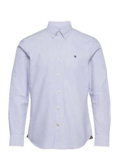 Oxford Striped Bd Shirt Designers Shirts Business Blue Morris