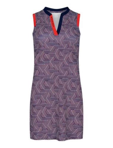 Abby Sleeveless Dress Sport Short Dress Purple Röhnisch