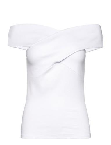 Abelena Top Designers T-shirts & Tops Short-sleeved White Andiata