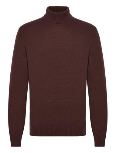 Ragnar Tops Knitwear Turtlenecks Brown SIR Of Sweden