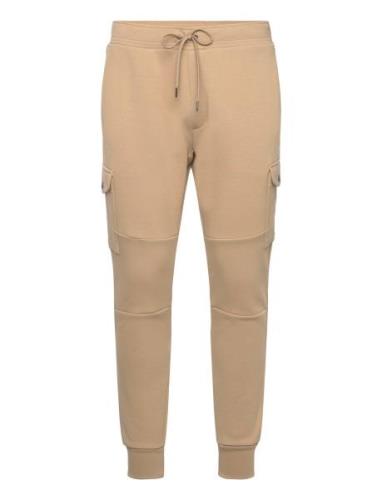 30/1 Double Knt Cvc-Cgo Bottoms Trousers Cargo Pants Beige Polo Ralph ...