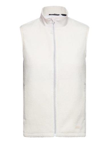 Lds Bethpage Pile Vest Sport Padded Vests White Abacus