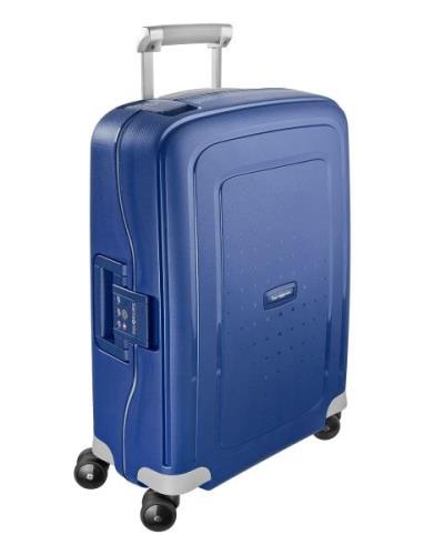 S'cure Spinner 55Cm Silver 1776 Bags Suitcases Blue Samsonite