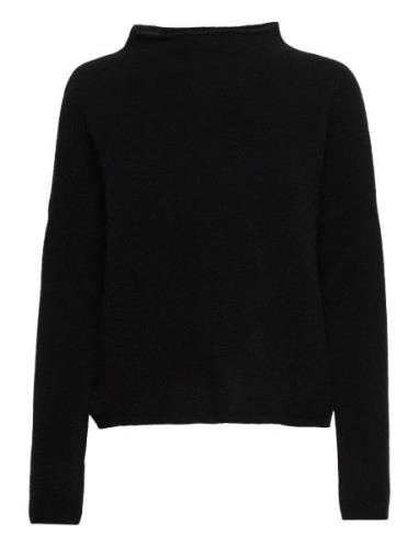 Mika Yak Funnelneck Sweater Designers Knitwear Jumpers Black Filippa K