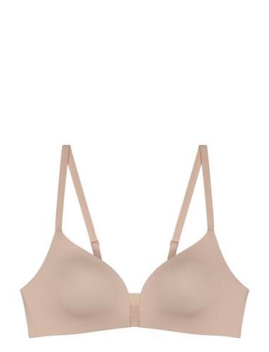 Flex Smart P Ex Lingerie Bras & Tops Soft Bras Non Wired Bras Beige Tr...