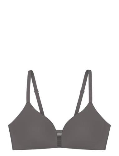 Flex Smart P Ex Lingerie Bras & Tops Soft Bras Non Wired Bras Grey Tri...