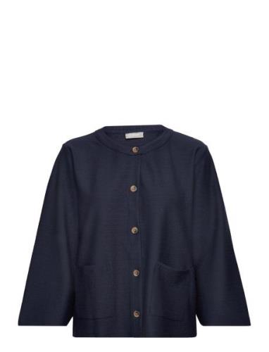 Frcarla Car 2 Tops Overshirts Navy Fransa