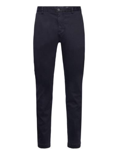 Jeffrey Brushed Chino Designers Trousers Chinos Blue Morris