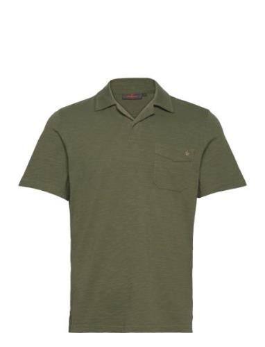 Clopton Jersey Shirt Designers Polos Short-sleeved Khaki Green Morris