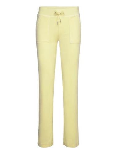 Del Ray Pocket Pant Cherry Blossom Bottoms Trousers Joggers Yellow Jui...