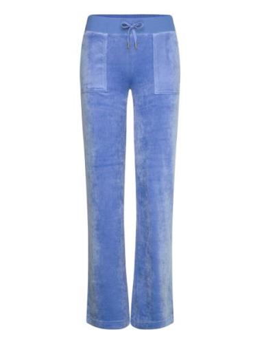 Del Ray Pocket Pant Cherry Blossom Bottoms Trousers Joggers Blue Juicy...